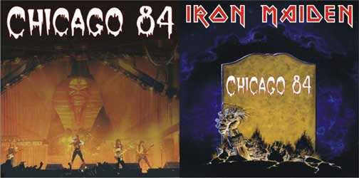 Front cover of Iron Maiden - Chicago 84